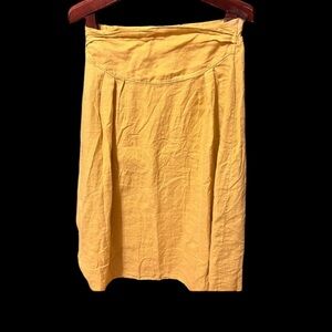 Lungo Larno Italy linen long skirt size M in great condition